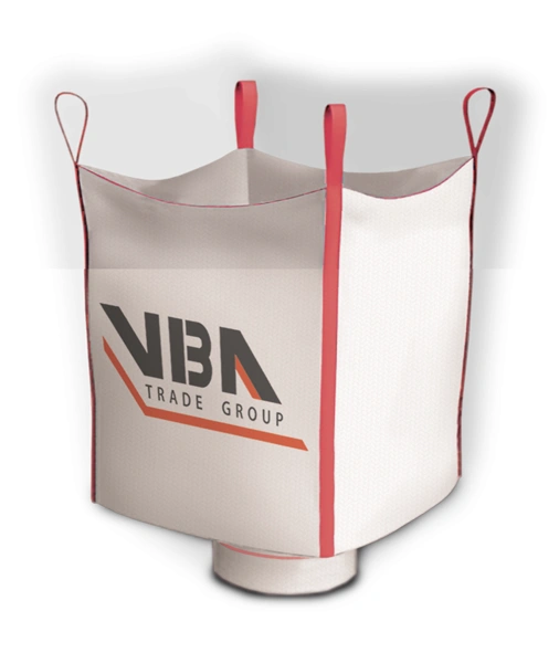 Sac Big Bag 90x90x130 cm cu gură deschisă și tub de descărcare